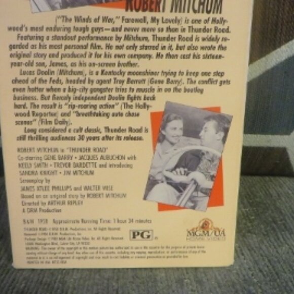 THUNDER ROAD - 1958 - VHS (1988 Release) - Picture 4 of 9